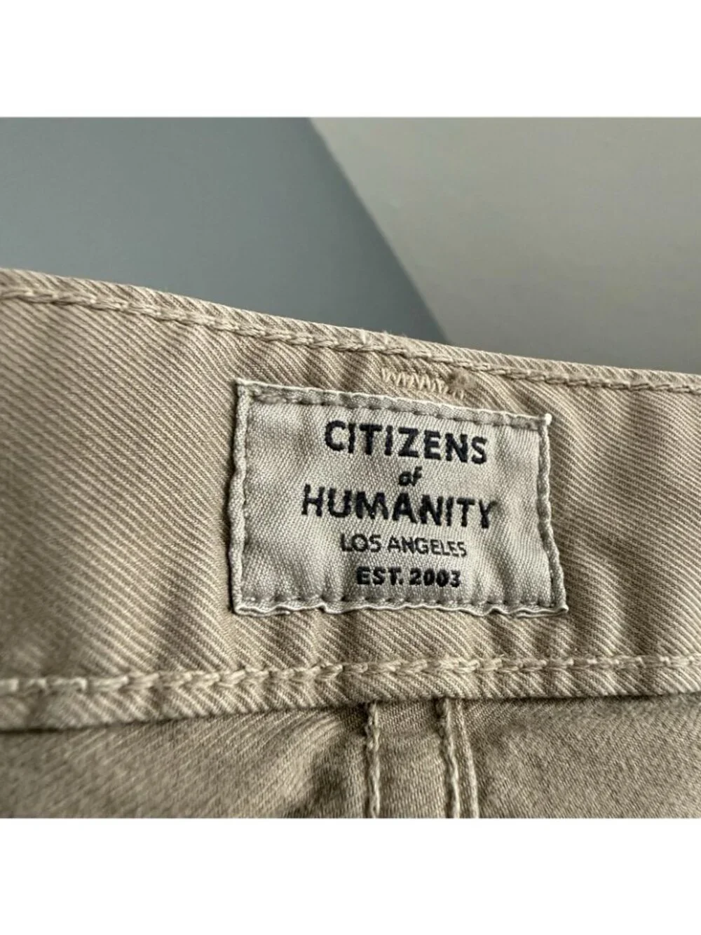Citizens of Humanity Core Slim Straight Jean Sample in Siena Taupe Size 32